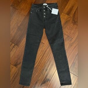 Pistola Ashbury - Black High-Waisted Skinny Jeans